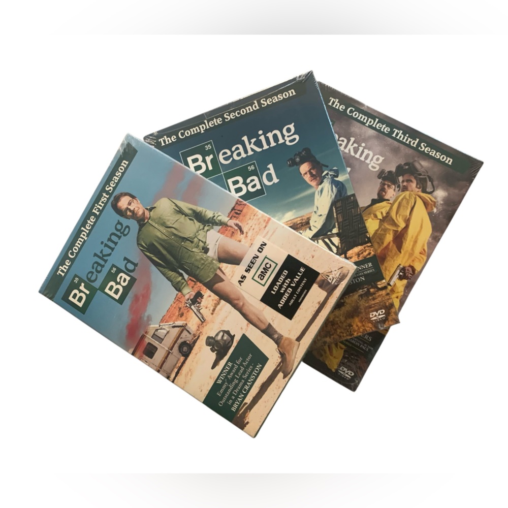 Breaking Bad: The Complete First, Second and Third Seasons - DVD Set NWT